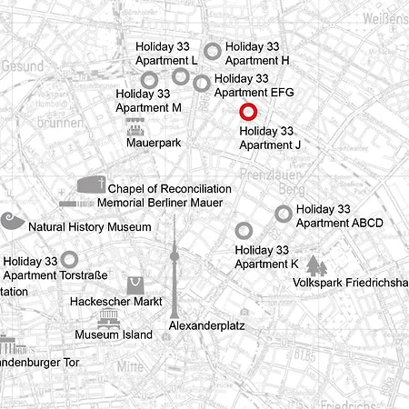 Апартаменты 33 J Prenzlauerberg Берлин